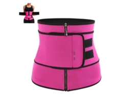 Cinto De Esportes - Feminino - Ajustável - Emagrecimento - Tamanho Ajustável - Neoprene Vermelho