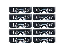 Óculos De Observação De Eclipse Solar Com Filtro De Papel Proteção Ocular Tipo B (10 Unidades)