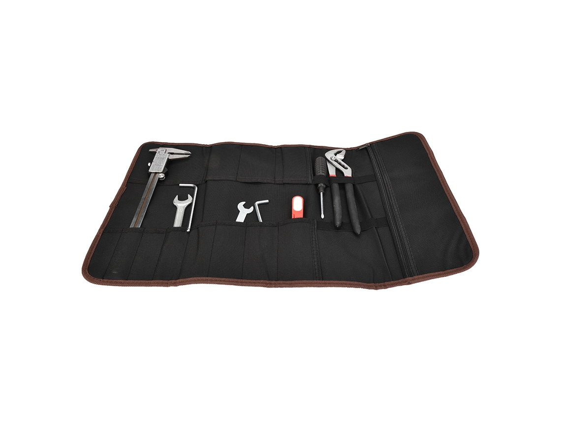 Bolsa De Armazenamento Enrolável Multifuncional Para Ferramentas De Reparação S8 (preto)