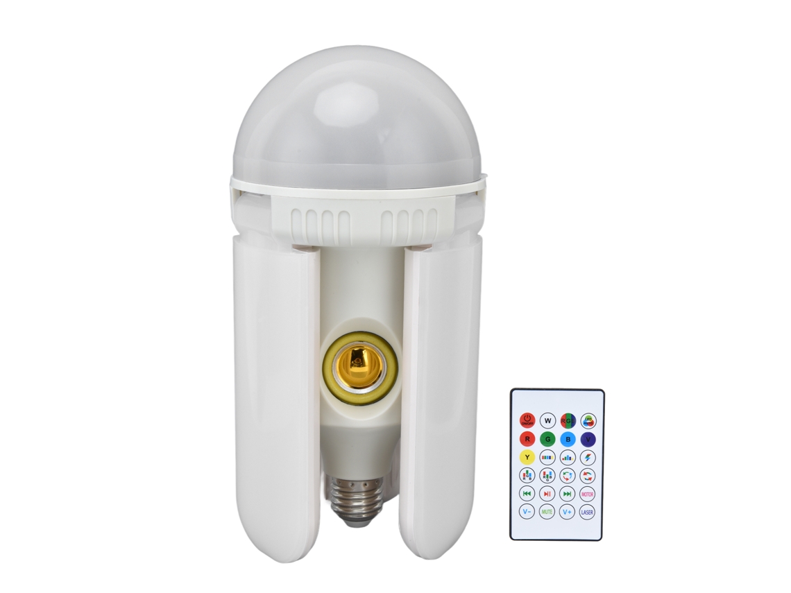 Projetor de Som com Alto falante Led Sem Fio CHABERLU