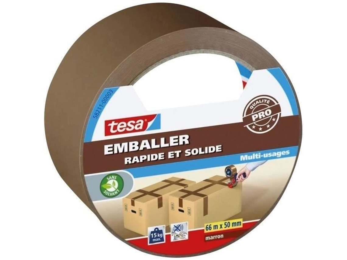 Pack Rápido E Forte Castanho 66mx50mm Tesa