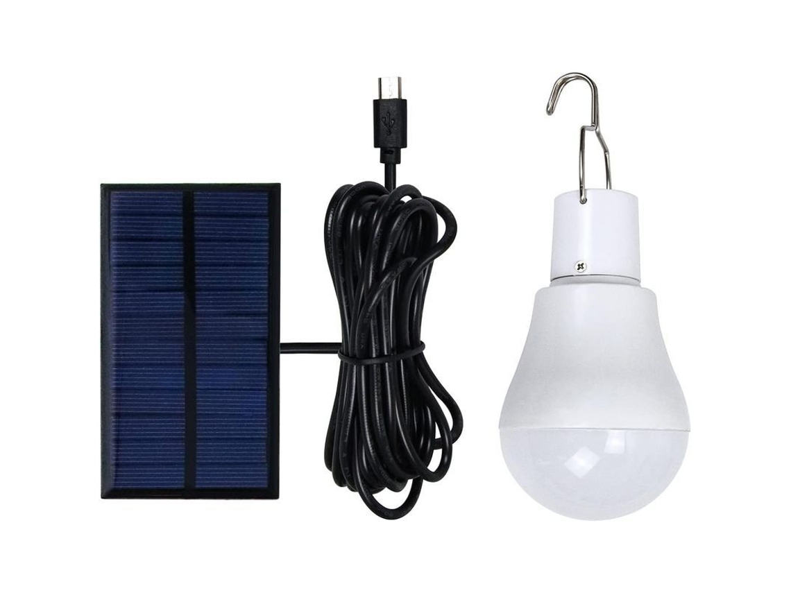 2026-linjou Lâmpada Led Portátil 15w Recarregável Usb Painel Solar Para Camping Exterior