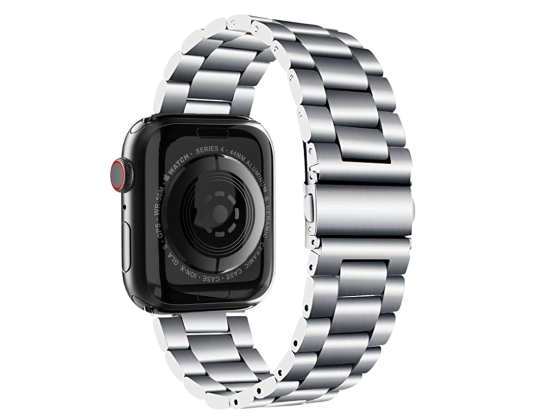 Bracelete Aço Ajustável para Apple Watch Ultra 49mm Silver