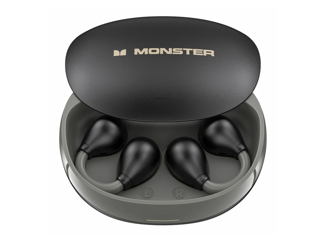 Mali fones de Ouvido Sem Fio Monster Ac500 Clip Ouvido Open Ear Bt 5.3 Cancelamento de Ruído Ipx5 para Esportes