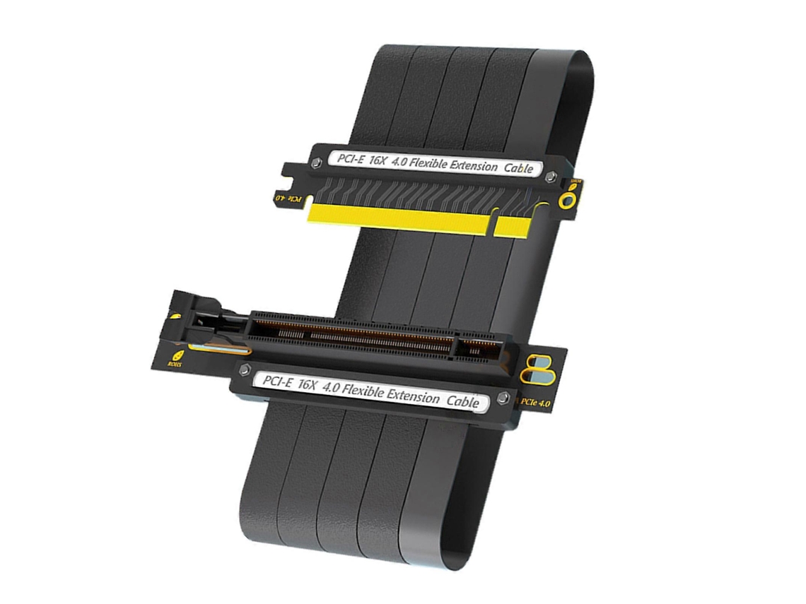90° 180° Pciex16 Graphics Card Extension Cable Pciexpress Shielded Extender Full Speed Pcie 4.0 X16 Extension Cable