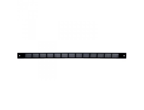 Passagem de Ar Preta 23 Cm² RENSON Alumínio Sanitário 75 Mm