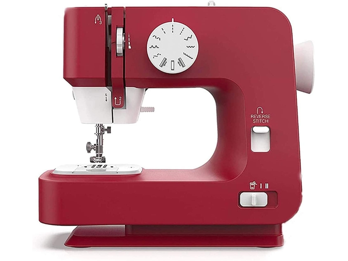 Mini Máquina De Coser 12 Pontos Elétrica Para Uso Doméstico Com Pedal E Controlo Manual