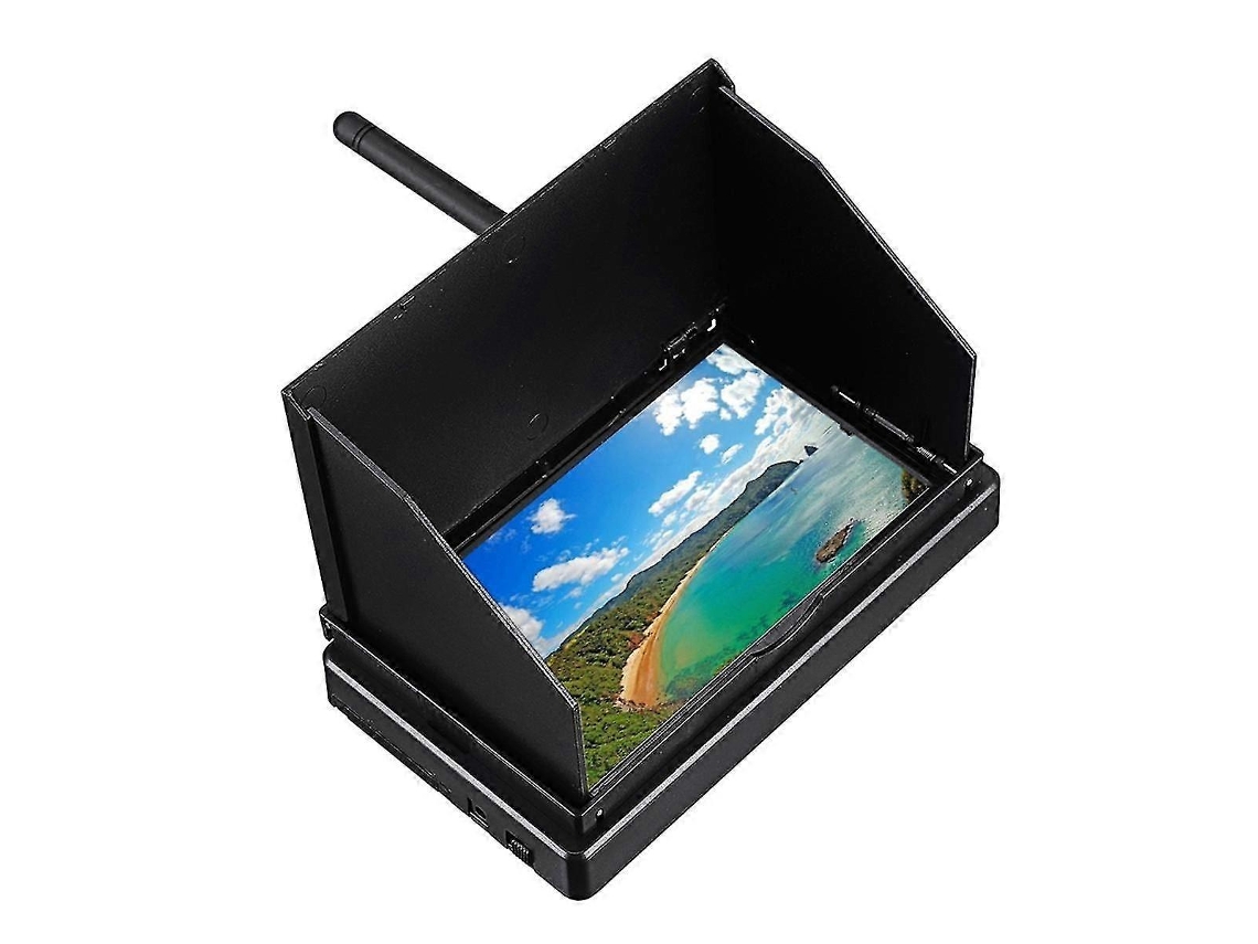 Monitor Fpv Lcd De 4,3 Polegadas, 5.8g E 48 Canais Com Osd, Compatível Com Dispositivos Fpv.