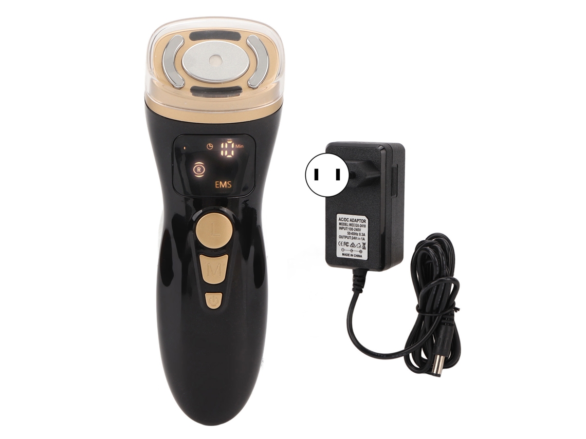 Dispositivo De Beleza Facial Mini Led Rf Com 5 Níveis E Microcorrente