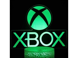 Luminária De Mesa Xbox Com Base Rachada, Decoração Para Sala De Jogos, Conjunto Colorido Com Tela Sensível Ao Toque Rachada E Base Para Xbox