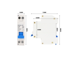 Laxiscreed Disjuntor De Circuito De Ar 1p+n Com Duplo Input E Output Para Proteção Eficiente