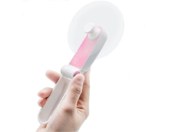 Mini Ventilador De Mão Elétrico, Recarregável, Portátil, Dobrável, Alimentado Por Usb, Pequeno, A Bateria