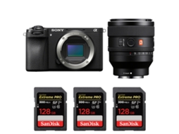 A6700 + Fe 50mm F/1.4 Gm + 3 Sandisk 128gb Uhs ii 300mb/s + Ebook “20 Dicas para Fotos Que Impressionam” SONY