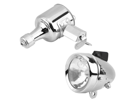 Kit de farol traseiro Akozon, kit de farol traseiro, gerador de fricção 12V 6W, kit de farol traseiro, repetidor automático, dínamo AKOZON