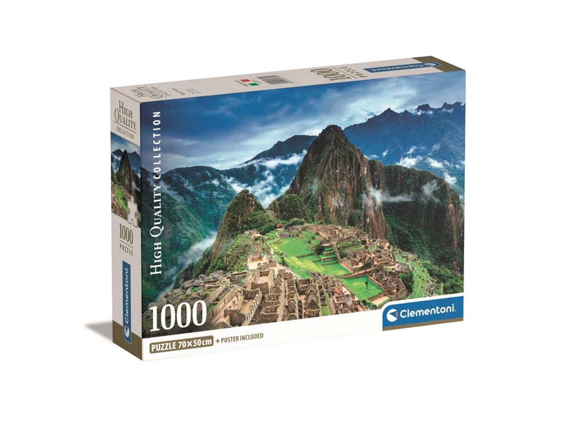 Puzzle CLEMENTONI High Quality Collection Machu Picchu (1000 Peças - Idade Mínima: 14 anos)