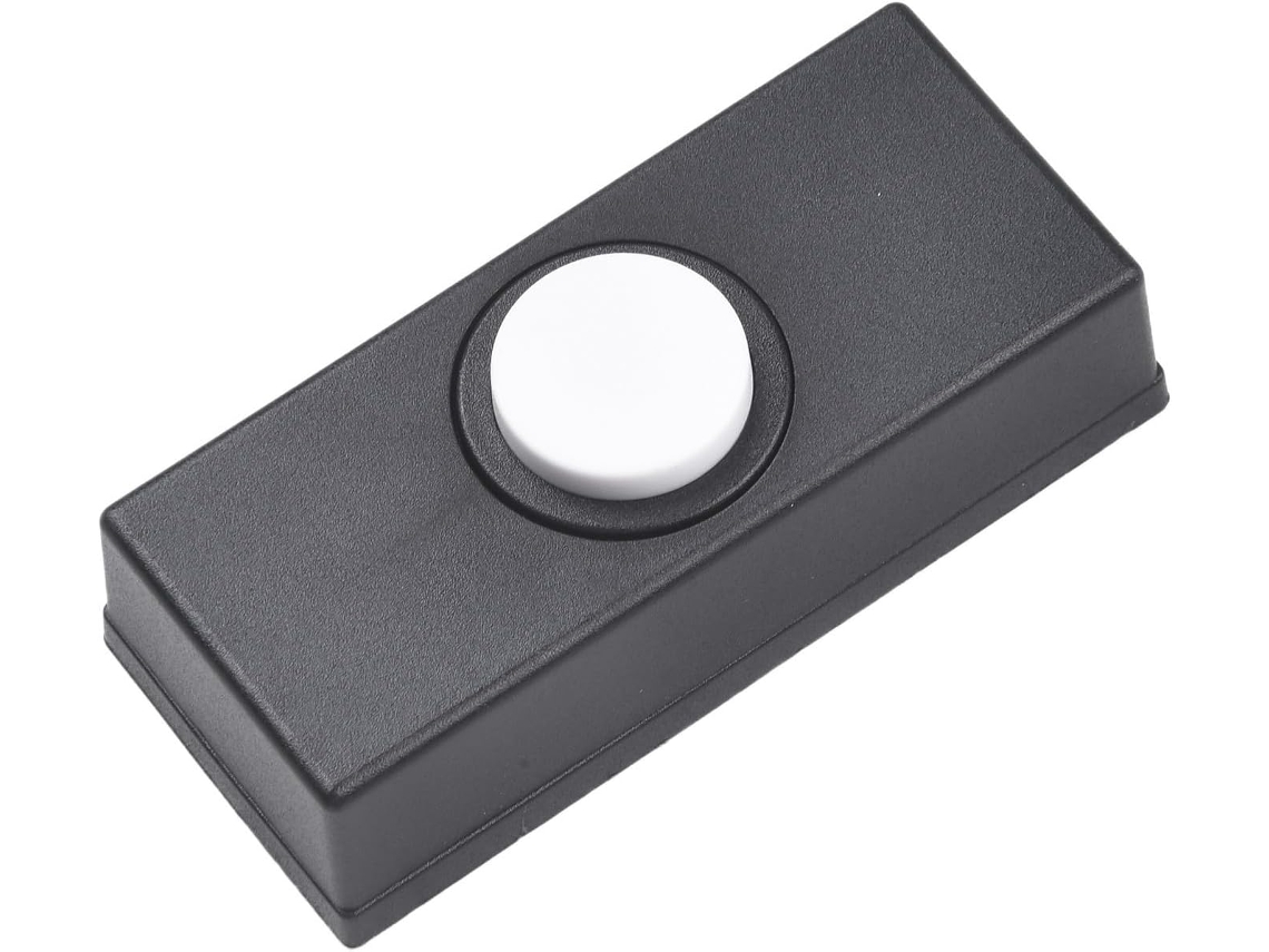 Botão de substituição Campainha com Fio, em plástico ABS vermelho, com cabo de substituição para montagem na parede, 5