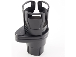 Suporte universal 2 em 1 para assento de carro, rotação de 360 graus, suporte ajustável para carro (preto) A82 S/MARCA