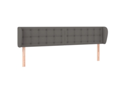 Headboard, Headboards Vidaxl Cinzeto Couro Artificial (183 X 23 X 78/88 Cm)