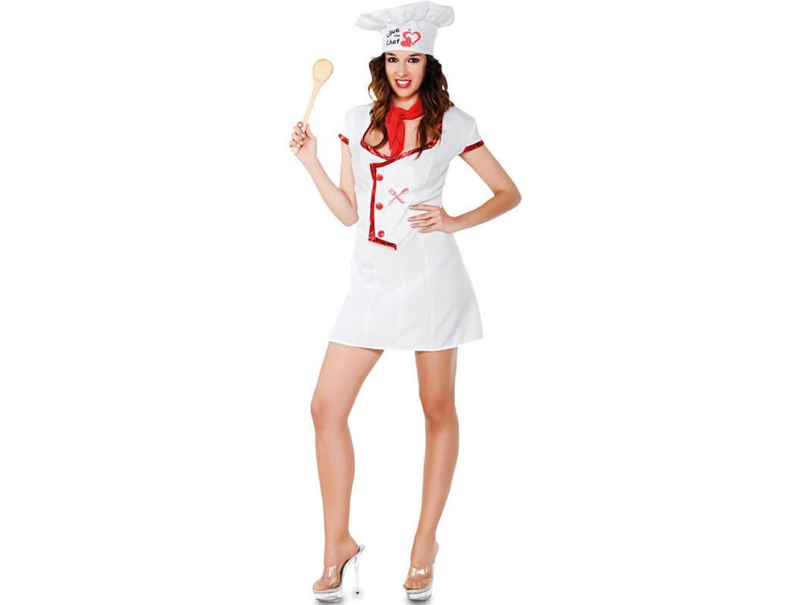 Fato de Mulher DISFRAZZES Cozinheira Sexy (Tam: M/L)