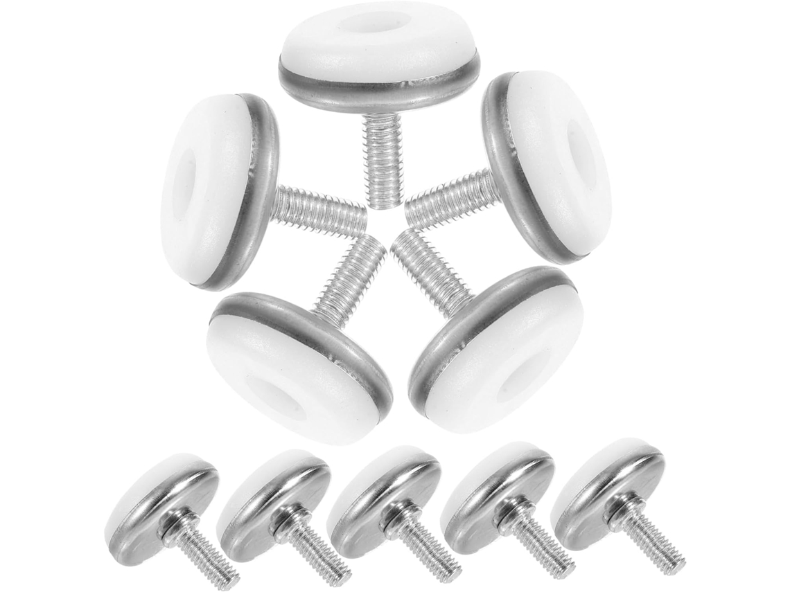 Lifkome Conjunto De 10 Pés Ajustáveis Para Móveis, Mesas, Cadeiras, Camas, Armários E Escritório