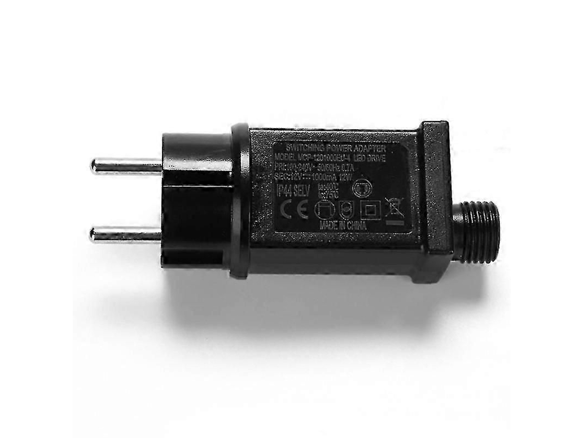 Adaptador Driver Led 12v 12w Ip44 À Prova D'agua Regulável Com Proteção Para Iluminação Interior