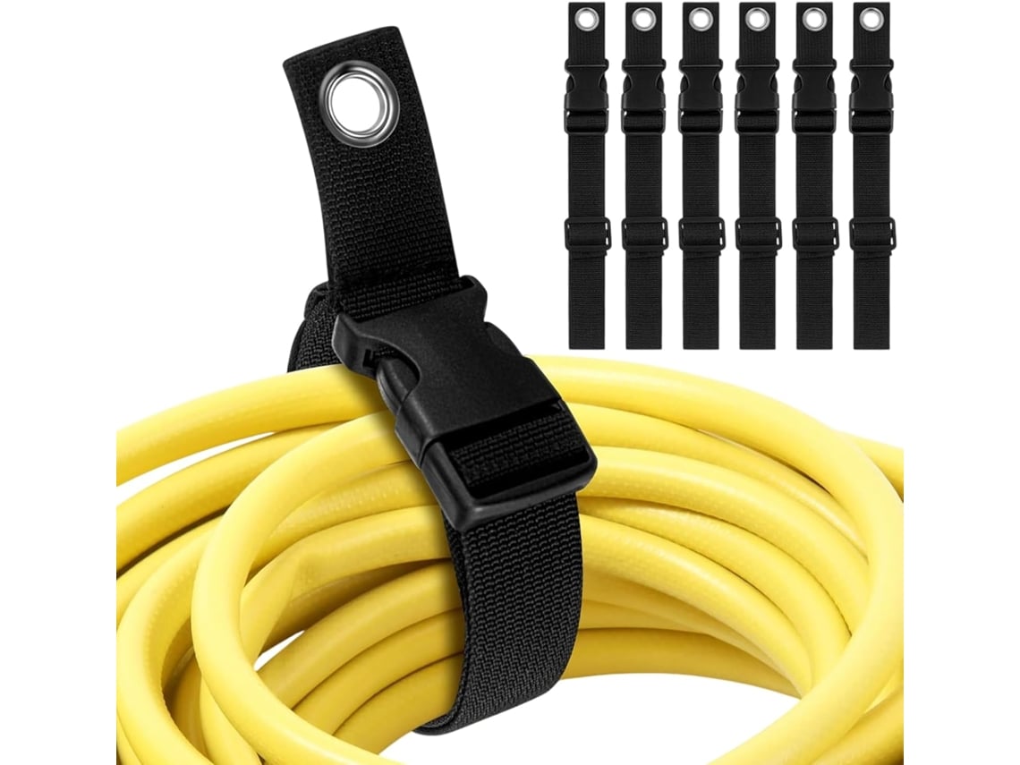 Abraçadeiras Para Extensão Elétrica | Abraçadeiras Reforçadas | 6 Peças Com Trava Ajustável Para Arm Gokoco