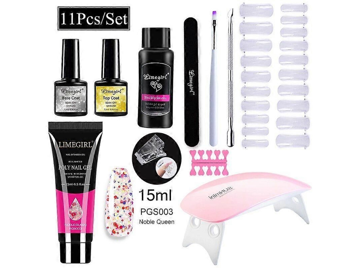 Conjunto de Manicure com Lâmpada Led 54 W, Unhas 20.000 Rpm, Máquina Broca para Unhas, Kit D e Gel Uv GOKOCO