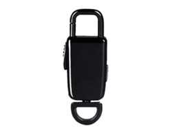 Lurelia Gravador De Voz Com Porta-chaves 16gb Com Usb, Redução De Ruído Para Reuniões, Aulas, Entrevistas - Preto