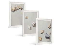 Conjunto De Pinturas Pedras Boho, Decorações De Praia Espelharte (3 Peças 40x60 Cm)