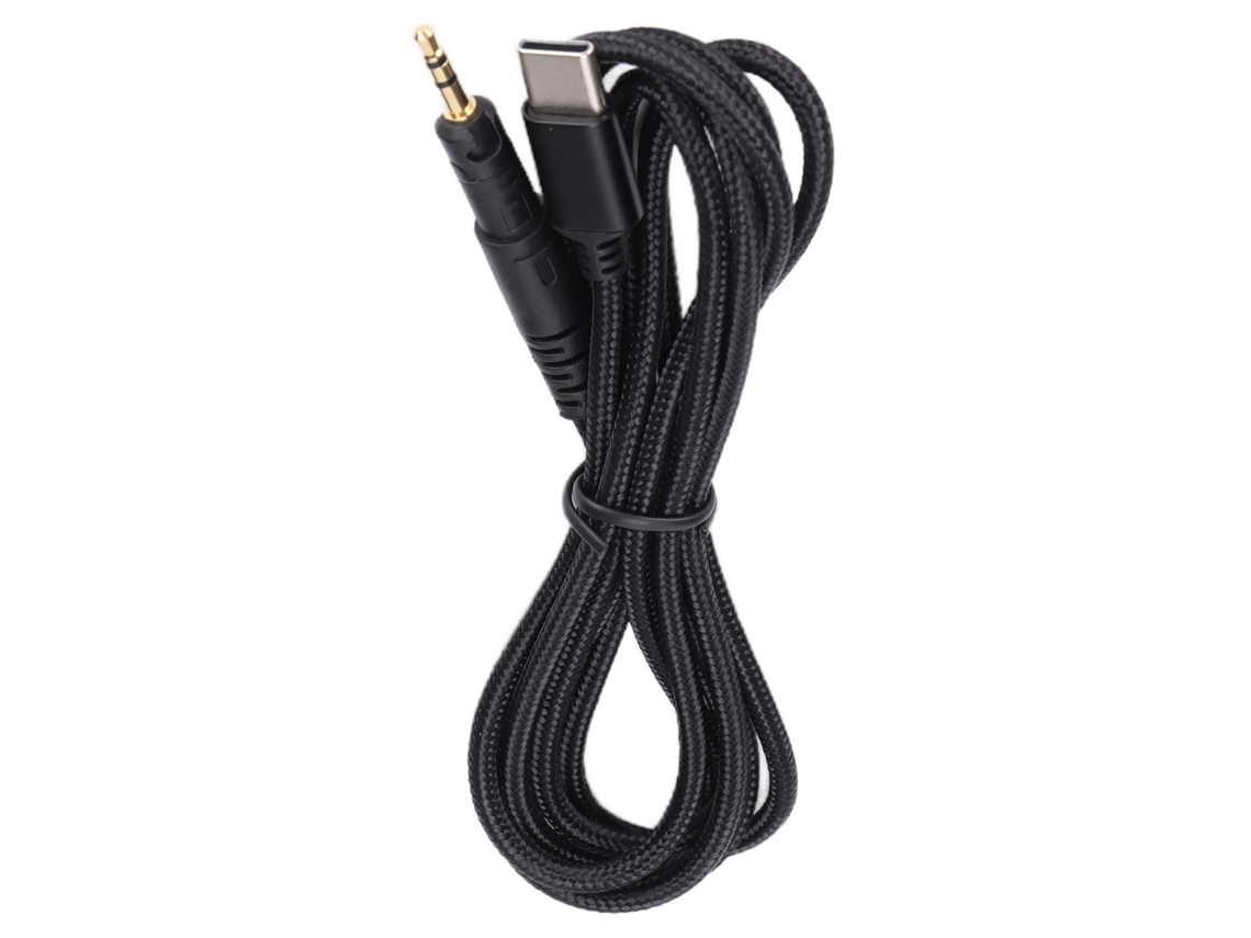 Mali cabo de Áudio para Fones de Ouvido Type C para 2.5mm Substituição para Ath m40x Ath m50x