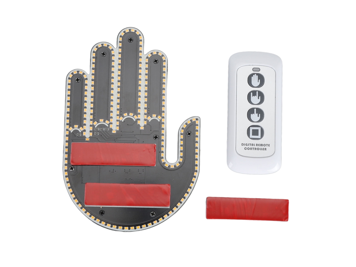 Luz Decorativa Carro Gestos Mãos 3 Modos Controle Remoto 175 Leds