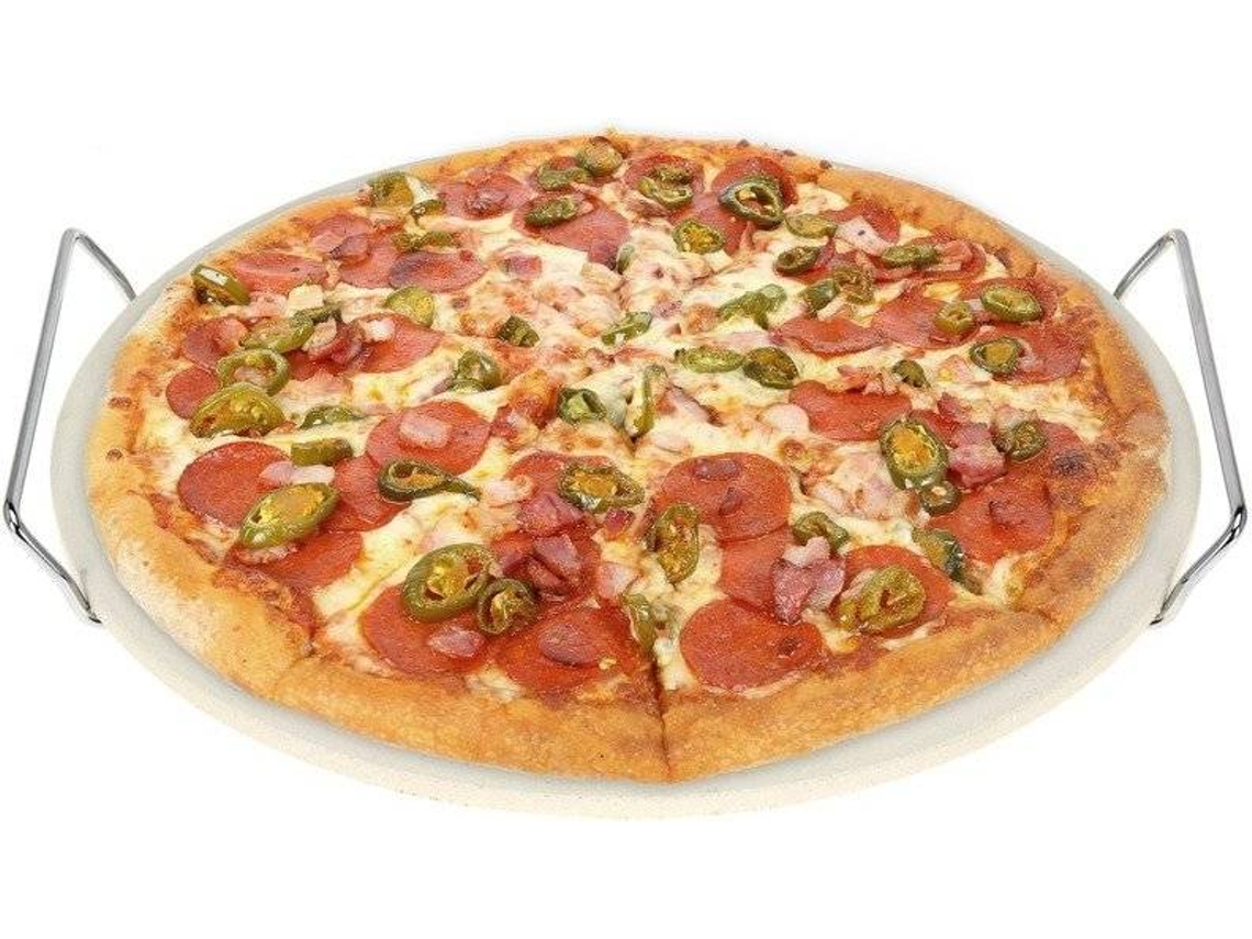 Pedra para Assar Pizzas + Suporte para Servir EH EXCELLENT HOUSEWARE (33 x 33 cm)