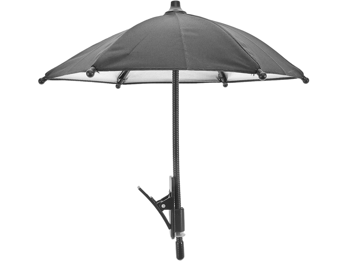 Guarda-chuva Preto Para Celular De Carro Com Cabo Macio Ajustável.