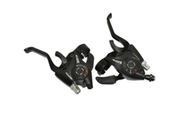 Par de alavancas de bicicleta de alumínio compatíveis com Shimano P2R V-Brake