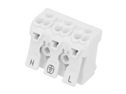 Conector De Fio Terminal De 3 Pinos Bloco Luster 5pcs