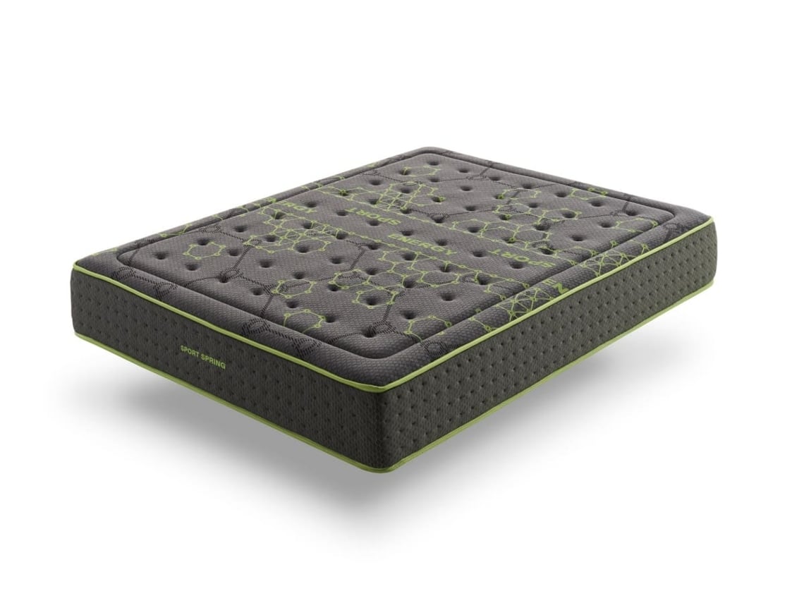 Colchão Visco Spring Sport 100x190 Ikon Sleep 28 Cm Firmeza Media Elevada 4 Cm Visco Supersoft