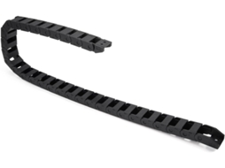 Corrente Porta cabos de Plástico Preto R18 10mm X 15mm com 1m Comprimento para Cnc CHABERLU