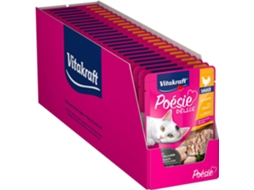 Pack de Comida Húmida para Gato VITAKRAFT Poésie (Molho - Frango - 23 Unidades)