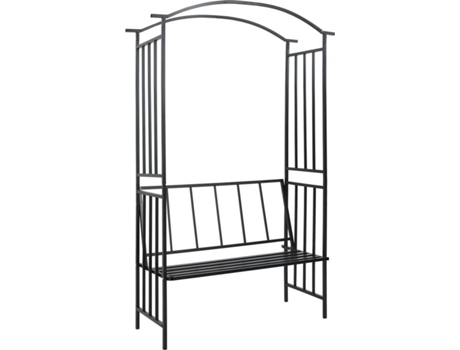 Arco de Jardim  47093 (Preto - Ferro - 128 x 50 x 207 cm)