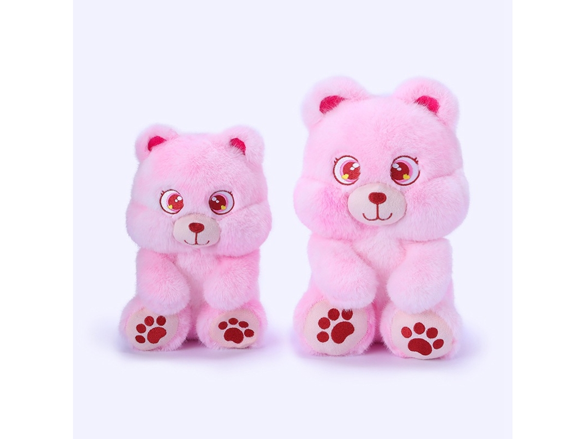 Urso de Pelúcia Sentado Gummy Laila Colorido Verde, Presente para Meninas CHABERLU