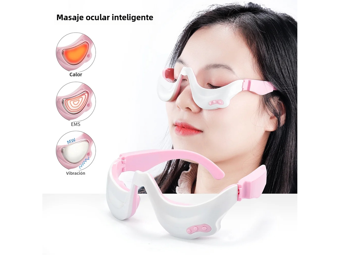 Massageador Ocular Com Terapia De Relaxamento Por Pulso Vibratório De Microcorrente E Aquecimento.
