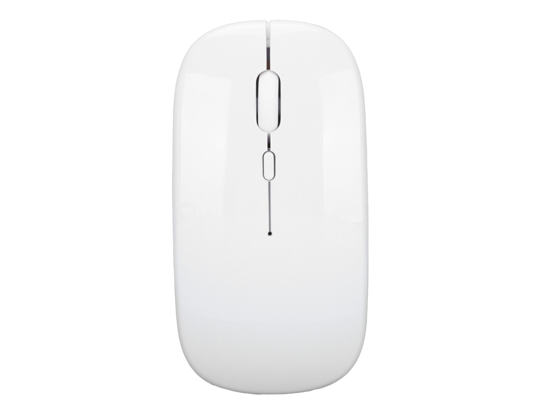 Rato Sem Fio Portátil Mudo 3 Níveis Dpi para Computador, Laptop Branco S/MARCA
