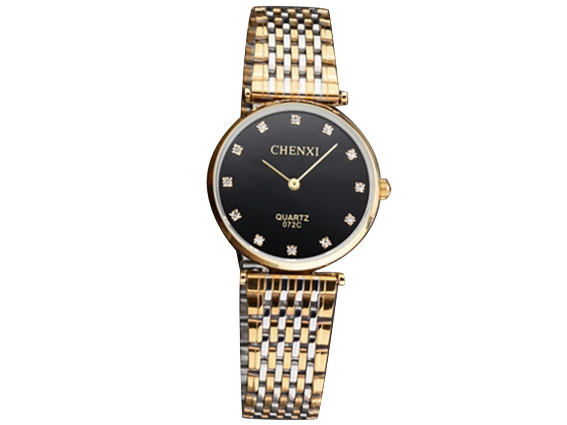 Reloj De Pareja Ultra Delgado Impermeable Acero Retro Casual Cuartz Hombre Mujer