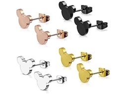 2026 1 Par de Pendientes de Acero Inoxidable, Joyería Hipoalergénica Unisex