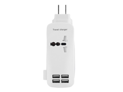 Carregador de Viagem EOOCOO (saída 4usb, Design Portátil)