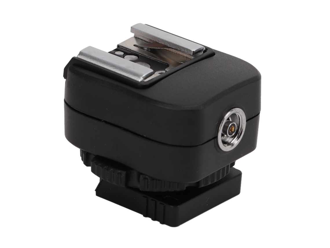 2026 adaptador de Hot Shoe com Porta Pc para Flash, A73 e Flash Nikon