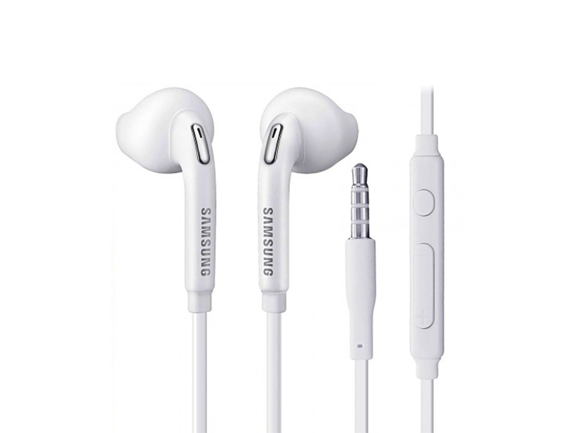 Samsung Eo-eg920bw - Écouteur Intra Auriculaire - Prise Jack 3.5 - Telecommande - Cable Plat - Blanc (en Vrac)
