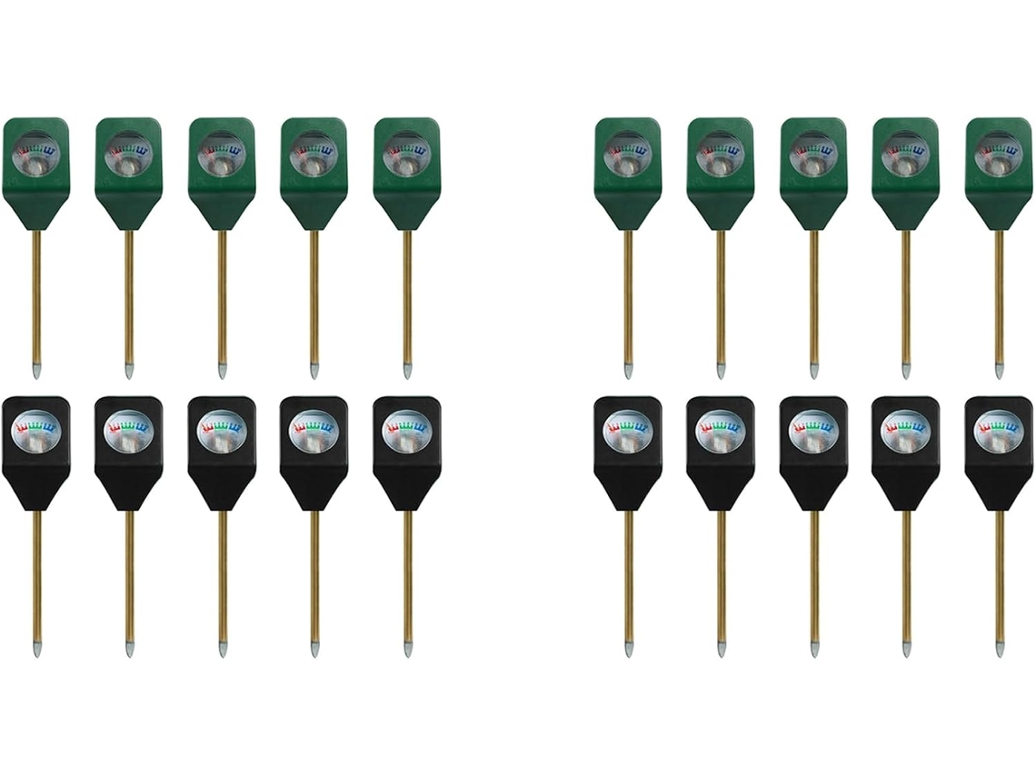 Kit Com 20-mini Higrômetros Portáteis Para Medição De Umidade Do Solo, Ideal Plantas Em Vasos E Cultivos