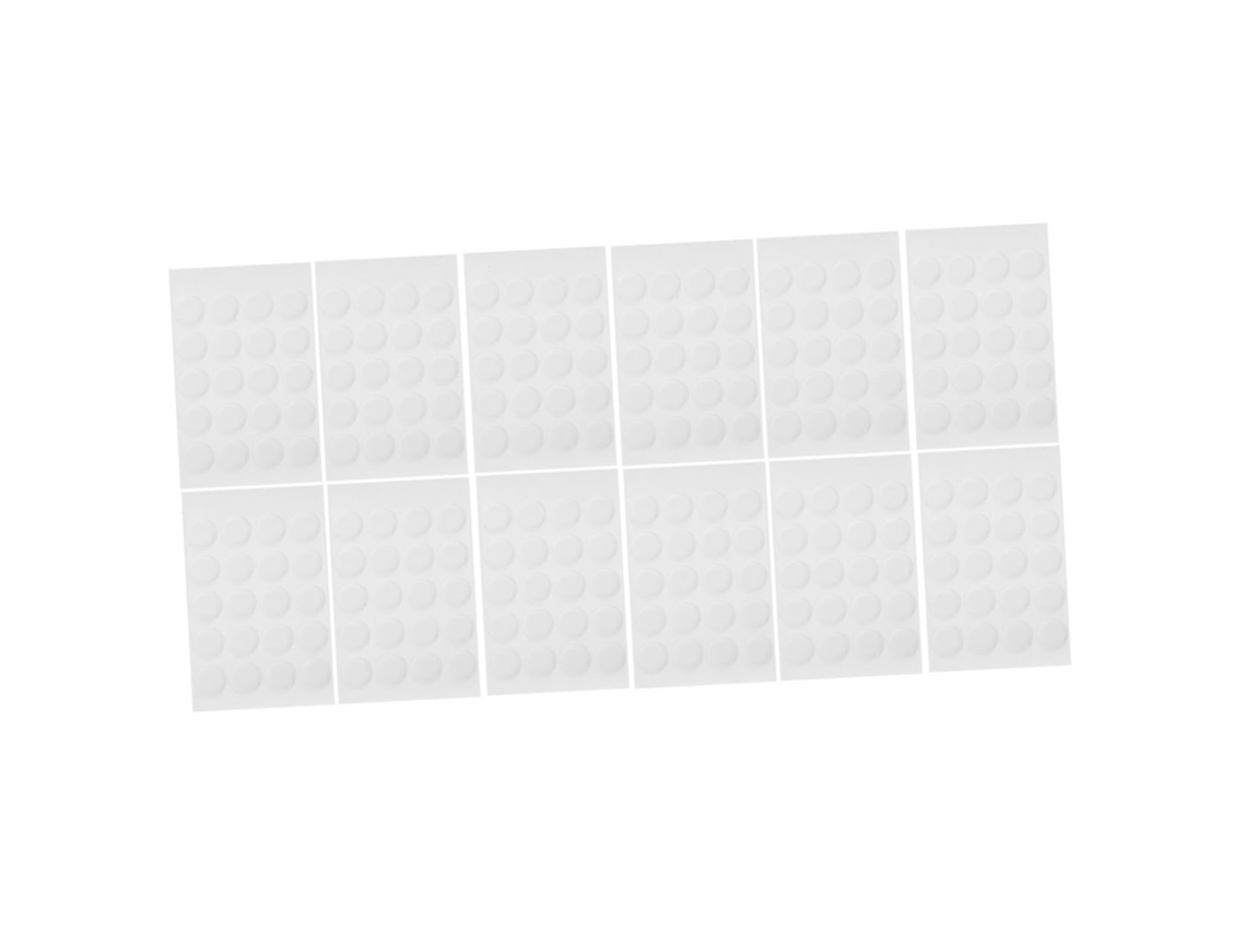 600 Adesivos De Pontos Dupla Face Fita Nano Sem Resíduos Transparentes