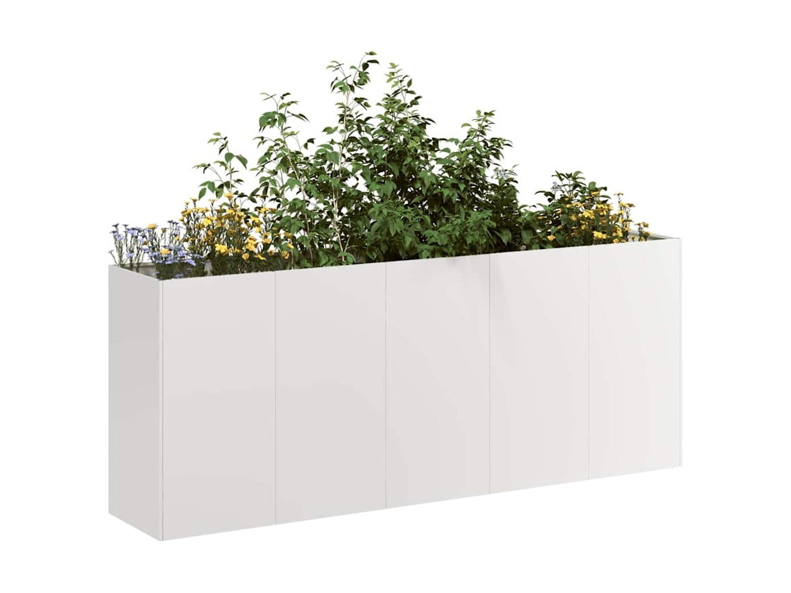 Vidaxl Plantador 200x40x80 Cm Aço Inoxidável